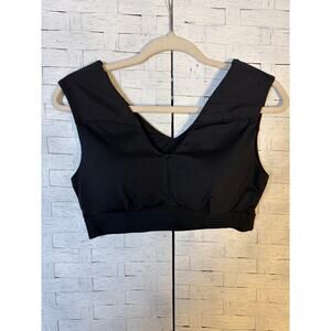 Tommie copper women’s sports bra black activewear workout athleisure ￼